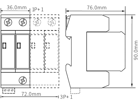 80KA AC Power Surge Protection Device