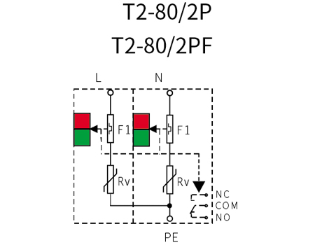 80KA AC Surge Protector Circuit