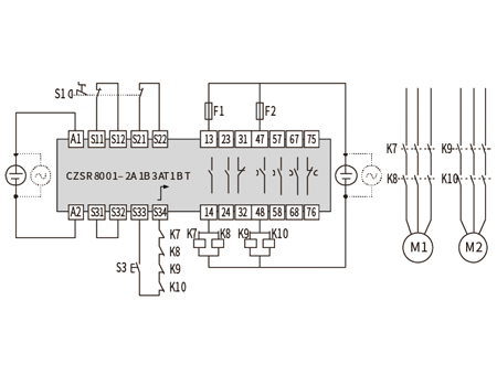 E-Stop Button, Safety Gate Safety Relay