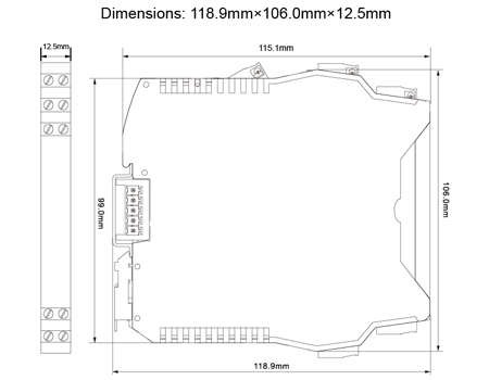 GS8500-EX Digital Intrinsic Safety Barrier Loop Power