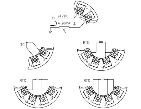 RTD TC Temperature Transmitter