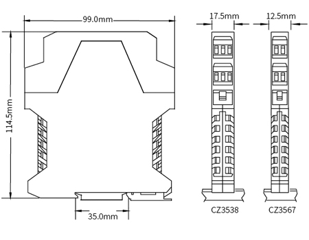 CZ3500 Series Bus powered Signal Conditioner