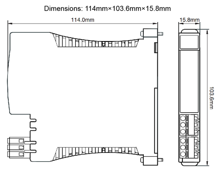 GS4000-EX Series Backplane Intrinsic Safety Barrier