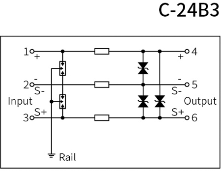 Dimensions of Safety Signal SPD-6 mm width