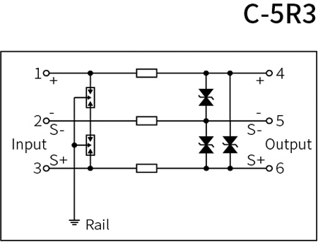 Dimensions of Safety Signal SPD-6 mm width