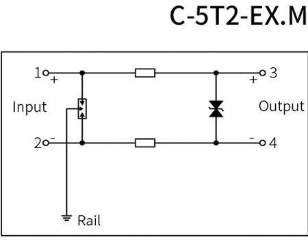 Dimensions of Intrinsic Safety Signal SPD-3.5mm Width