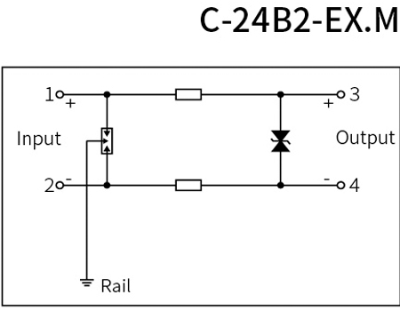 Dimensions of Intrinsic Safety Signal SPD-3.5mm Width